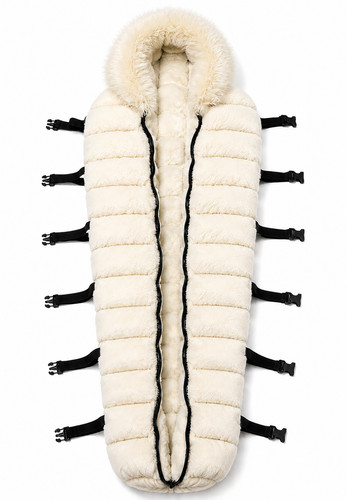 Sacco pelo panna sherpa pile - a,